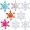 Christmas Resin Molds Silicone - 4 Pcs Big Snowflake Resin Mold